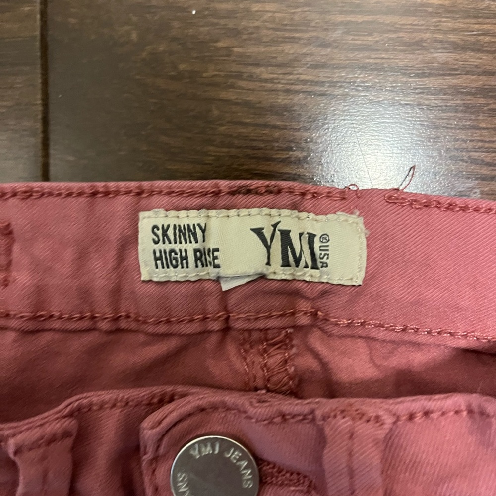 Dark Pink YMI Skinny Pants - Picture 2 of 3